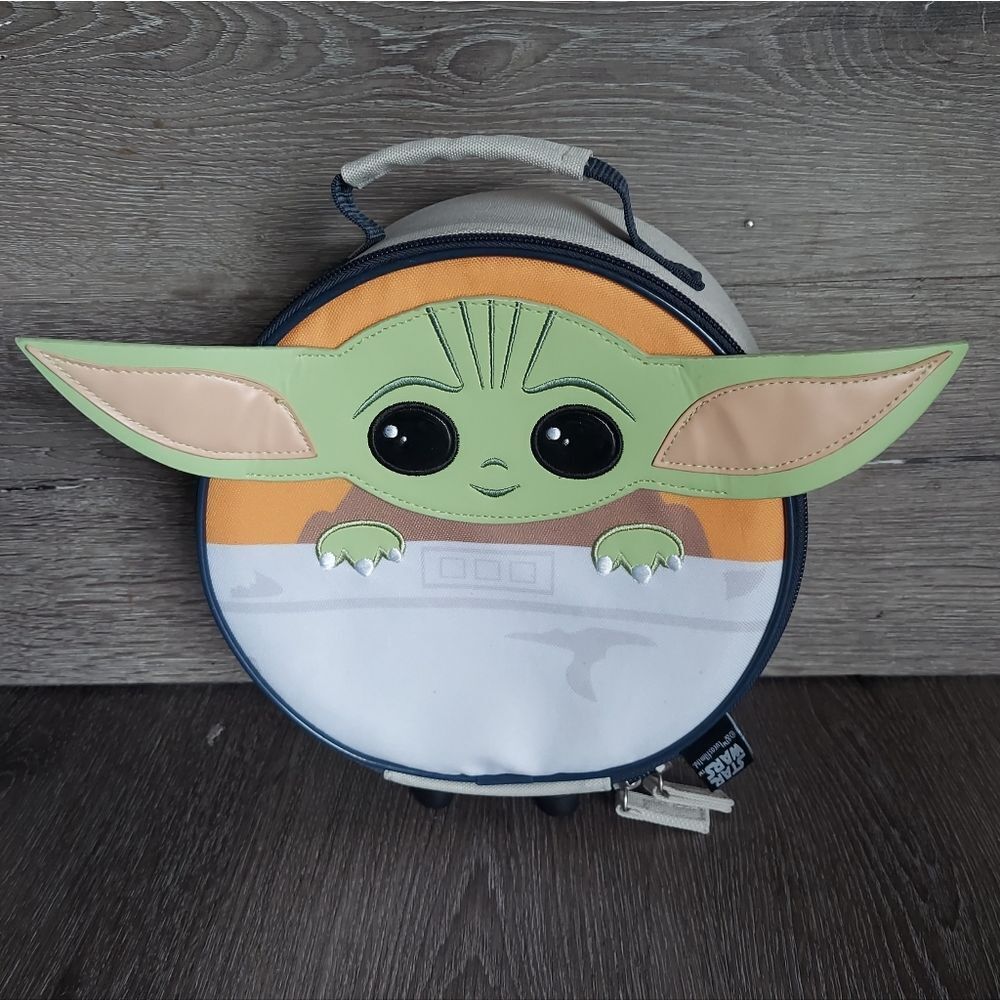 Disney Store Star Wars Mandalorian Baby Yoda Lunch Box Tote Bag School